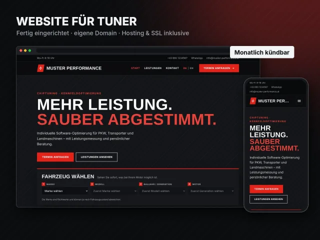 Website für Tuner